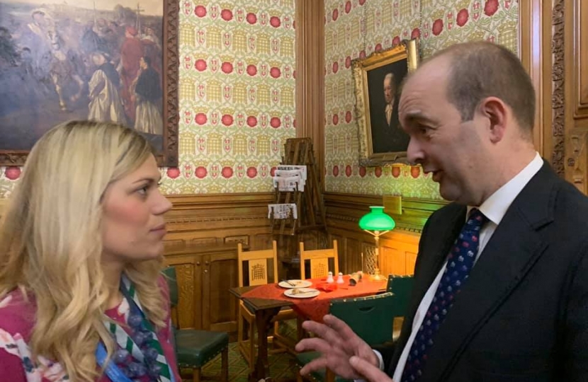 Miriam Cates MP with James Duddridge MP