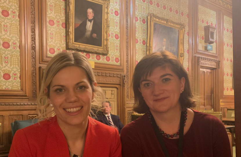 Miriam Cates MP meeting with Baroness Morgan