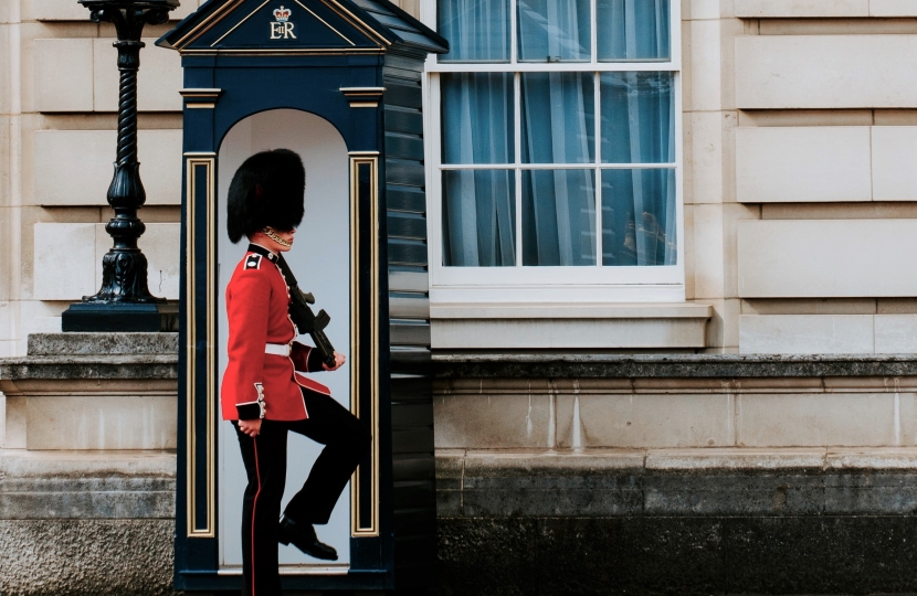 Changing of the guard in memory of the Duke of Edinburgh