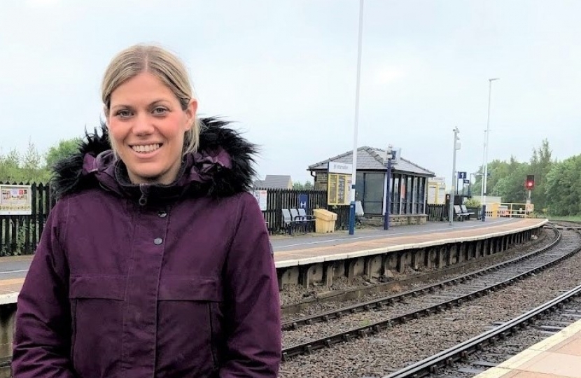 Miriam at Penistone Station