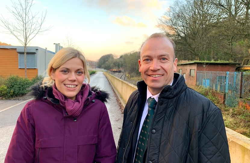 Miriam Cates MP supporting the Don Valley Line