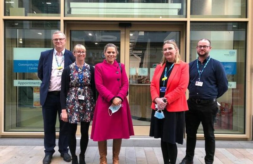 Miriam Cates MP at Barnsley Community Diagnostic Centre