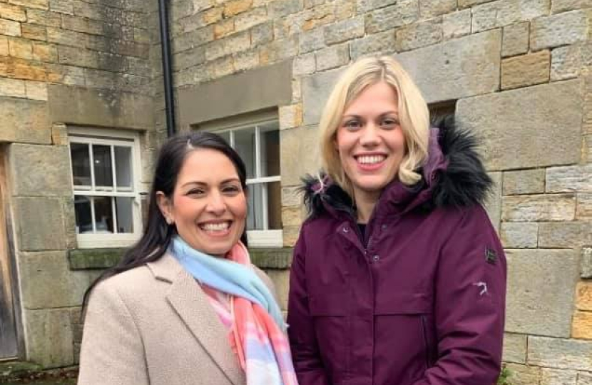 Priti Patel visits Penistone and Stocksbridge