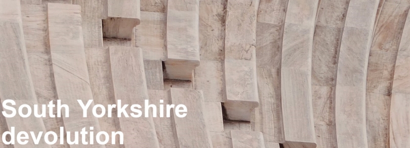 Marble seating depicting democracy