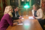 Miriam has meeting with Secretary of State for International Trade, Anne-Marie Trevelyan, 