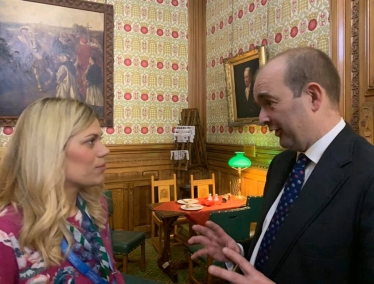 Miriam Cates MP with James Duddridge MP