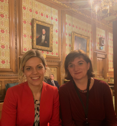 Miriam Cates MP meeting with Baroness Morgan