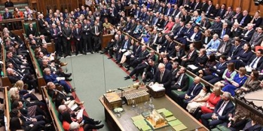 Commons chamber during the WAB debate 20th January