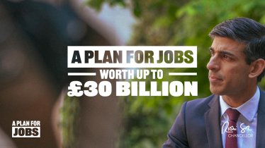 Rishi Sunak MP - Chancellor £30bn Plan for Jobs