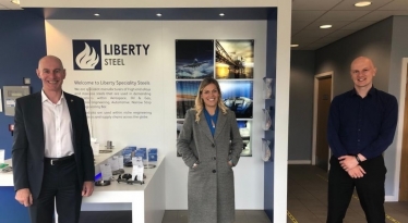 Miriam Cates MP visits Liberty Steel Stocksbridge