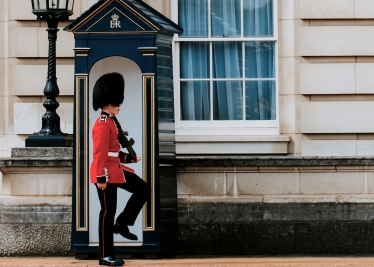 Changing of the guard in memory of the Duke of Edinburgh