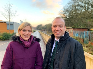 Miriam Cates MP supporting the Don Valley Line