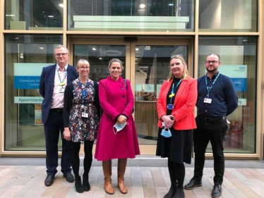 Miriam Cates MP at Barnsley Community Diagnostic Centre